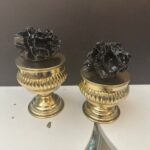 Yapay Siyah Mercanlı Dilimli Gold Şekerlik